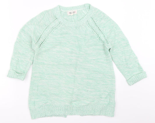 New Look Womens Green   Pullover Jumper Size 6