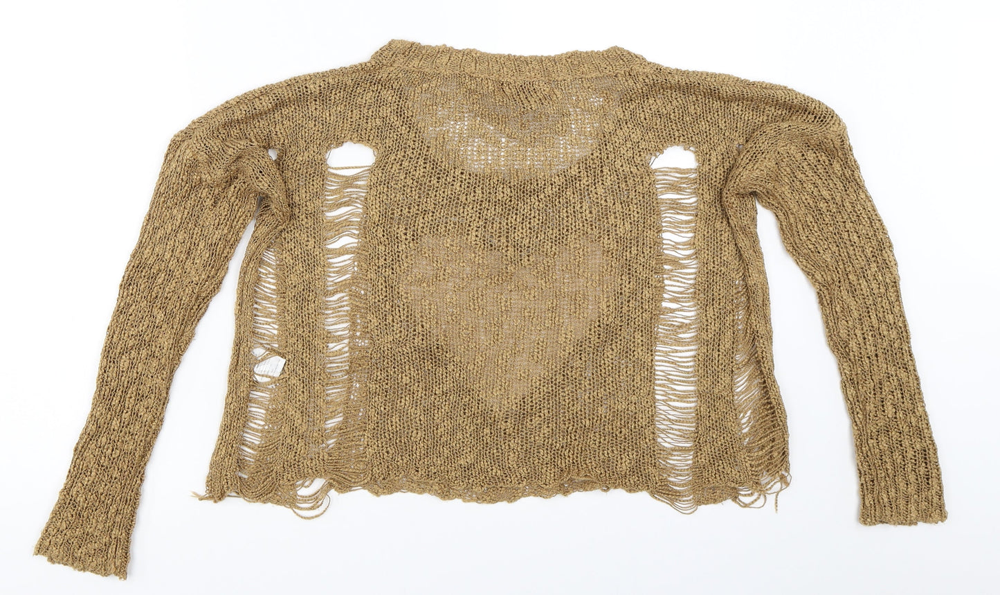 Parsian Womens Beige   Pullover Jumper Size S