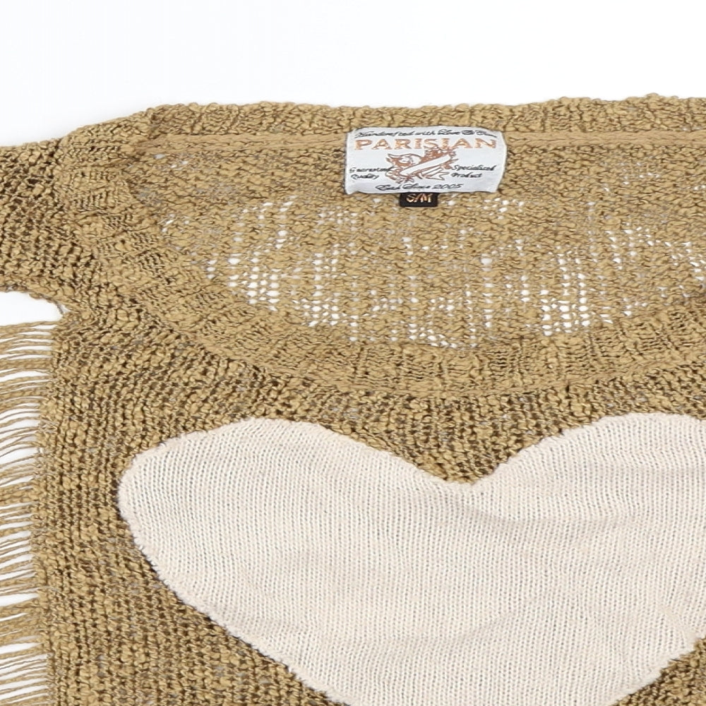 Parsian Womens Beige   Pullover Jumper Size S