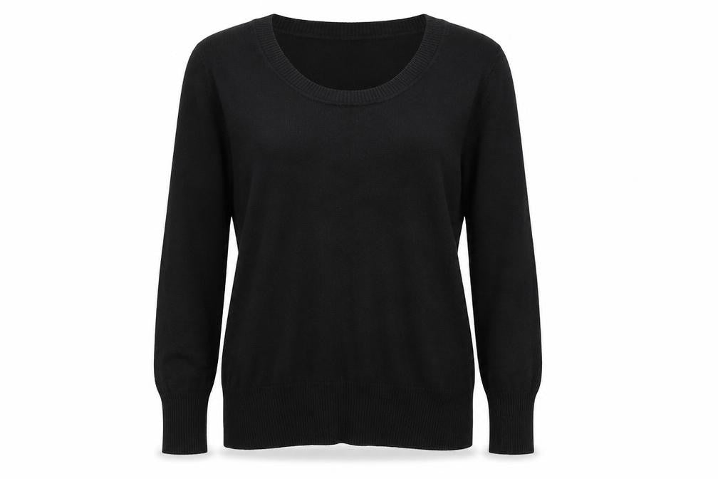 Grace Fashion Womens Black   Pullover Jumper Size 10