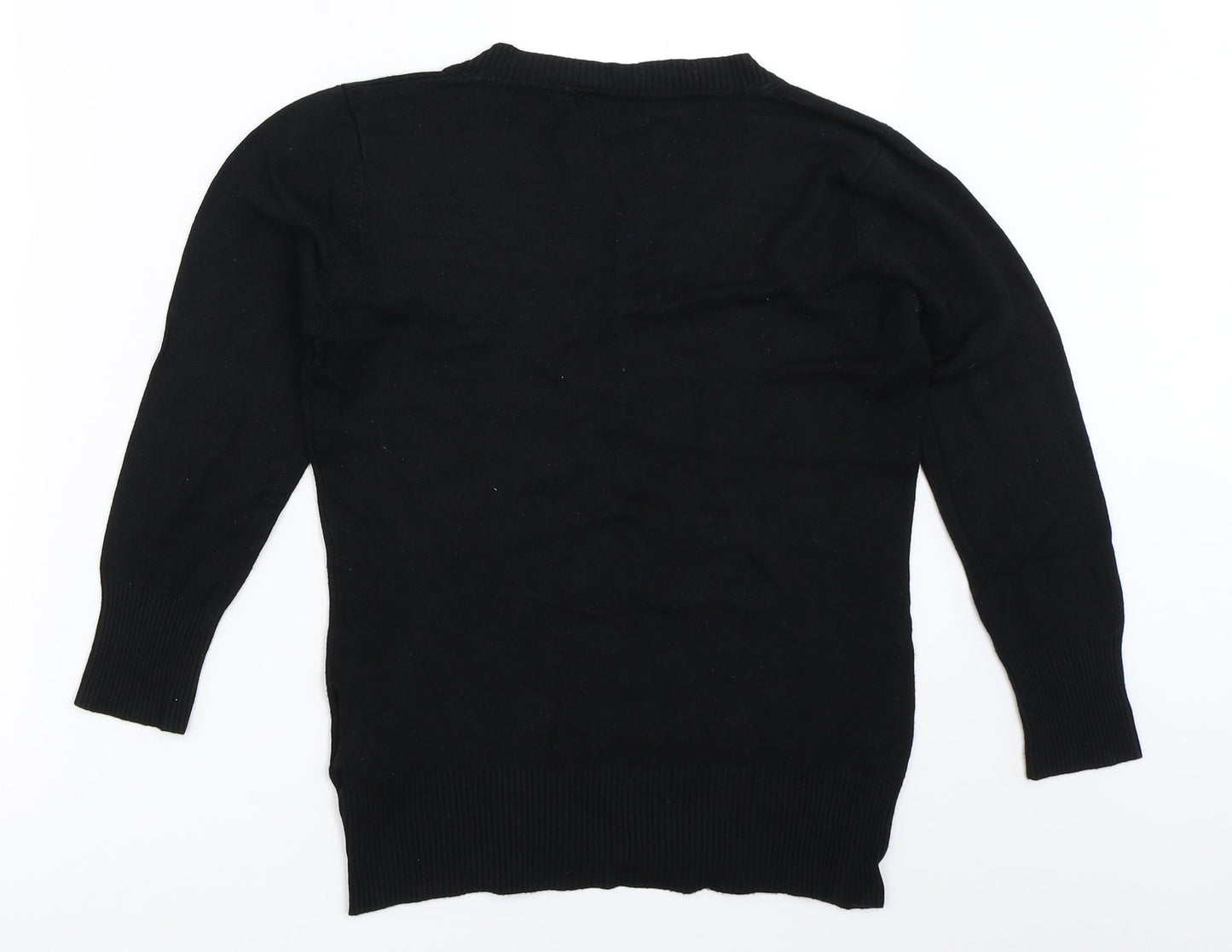 Grace Fashion Womens Black   Pullover Jumper Size 10