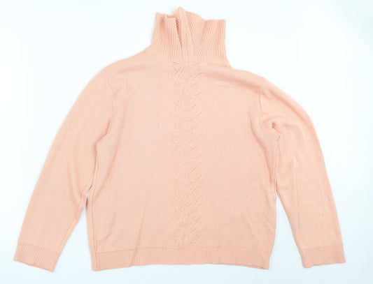 The Yews Womens Pink   Pullover Jumper Size M