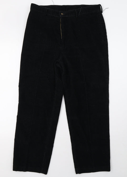 Haggar Womens Black   Trousers  Size 34 L29 in