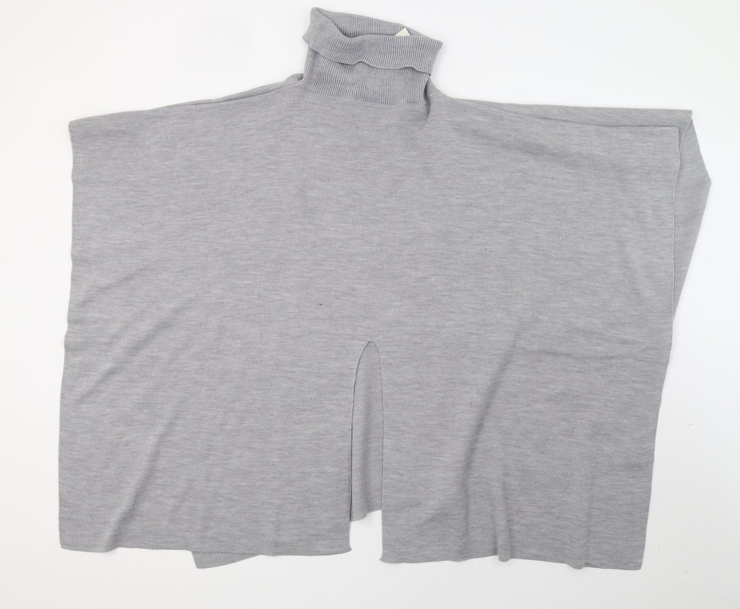 F&F Womens Grey  Knit Pullover Sweatshirt One Size