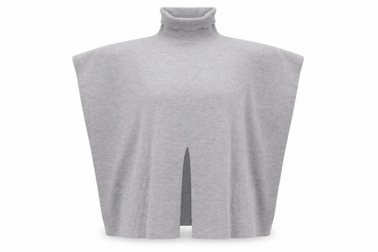 F&F Womens Grey  Knit Pullover Sweatshirt One Size