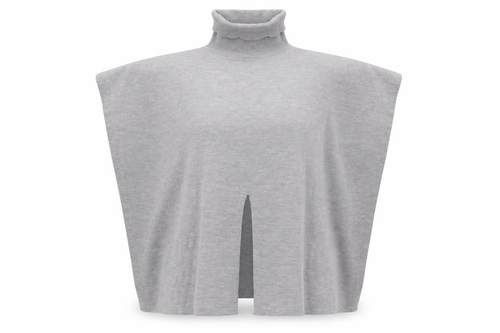 F&F Womens Grey  Knit Pullover Sweatshirt One Size