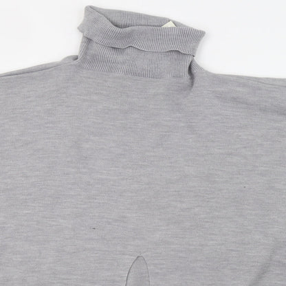F&F Womens Grey  Knit Pullover Sweatshirt One Size