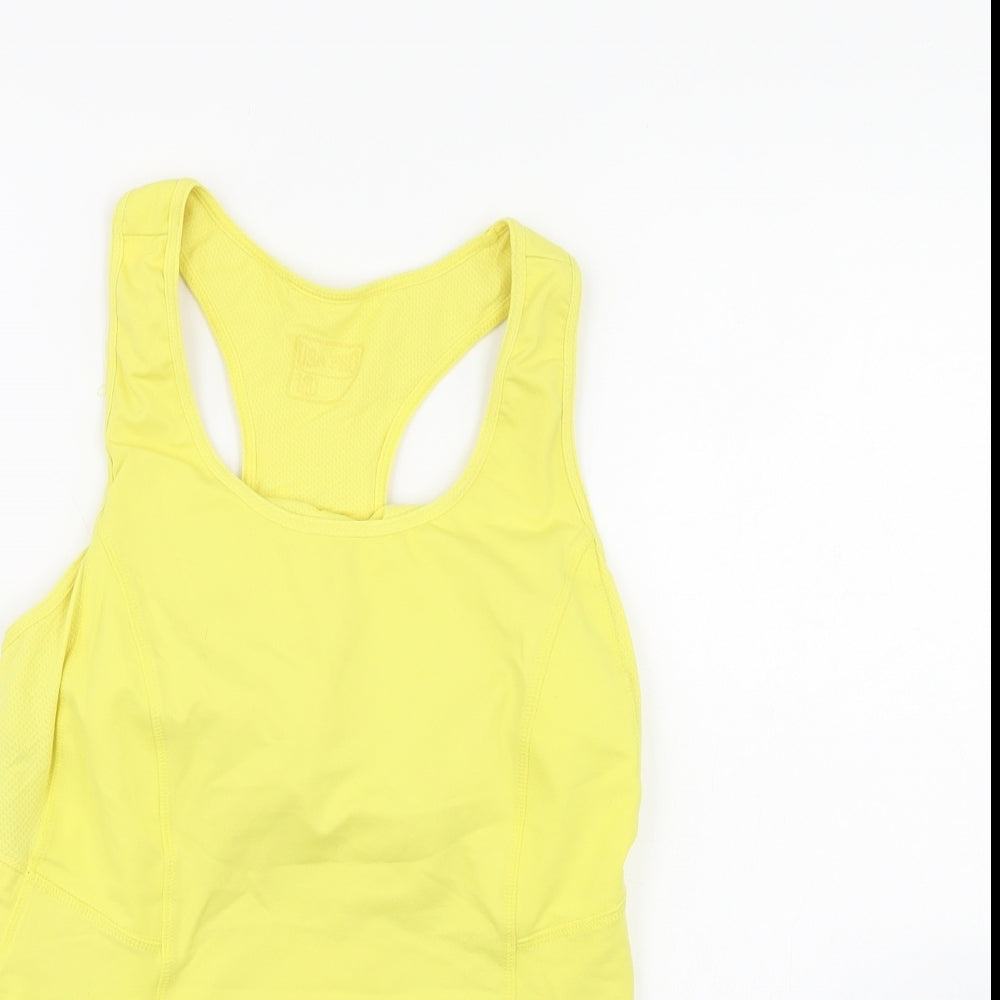 USA Pro Womens Yellow   Basic Tank