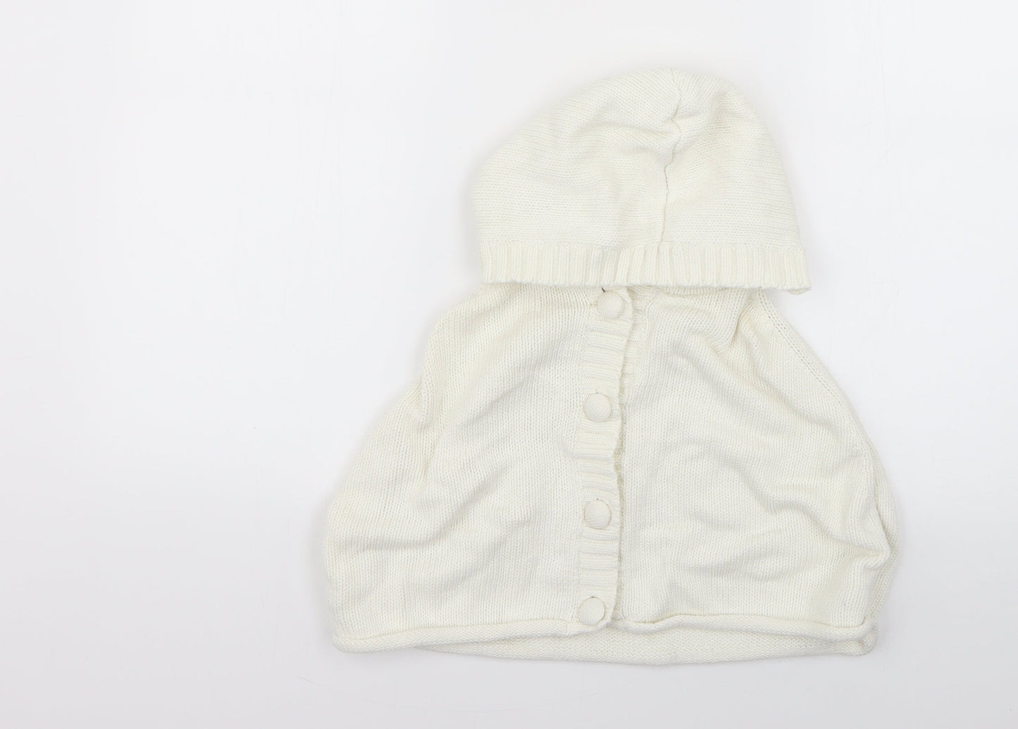George Girls White   Pullover Hoodie Size 2-3 Years