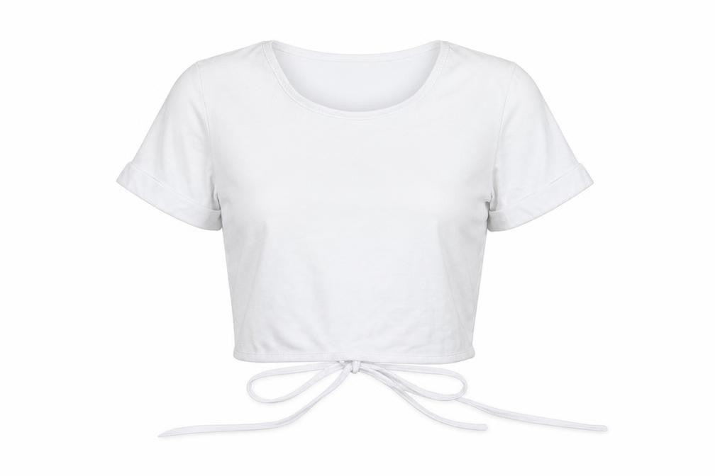 Preworn Womens White   Basic T-Shirt Size XS