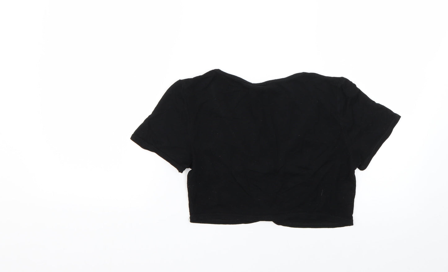 PRETTYLITTLETHING Womens Black   Basic Blouse Size 8
