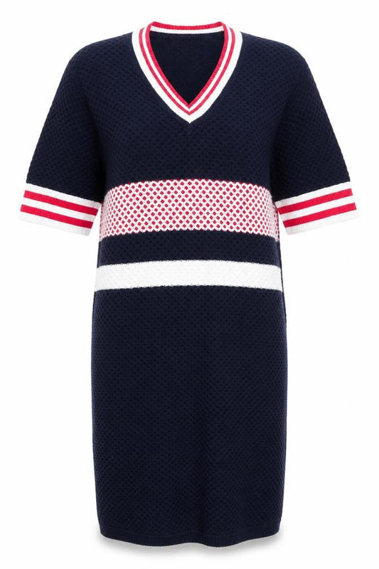 Joe Fresh Womens Blue Striped  Jumper Dress  Size XS