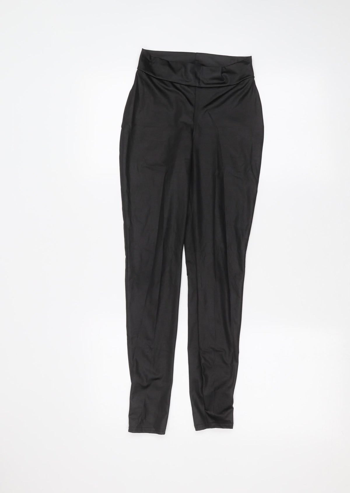 PRETTYLITTLETHING Womens Black   Jogger Leggings Size 8 L25 in