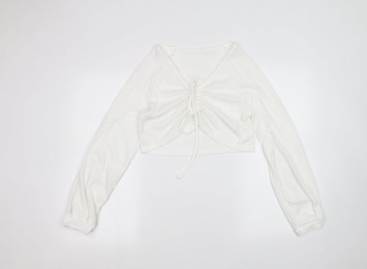 Preworn Womens White   Pullover Jumper Size S