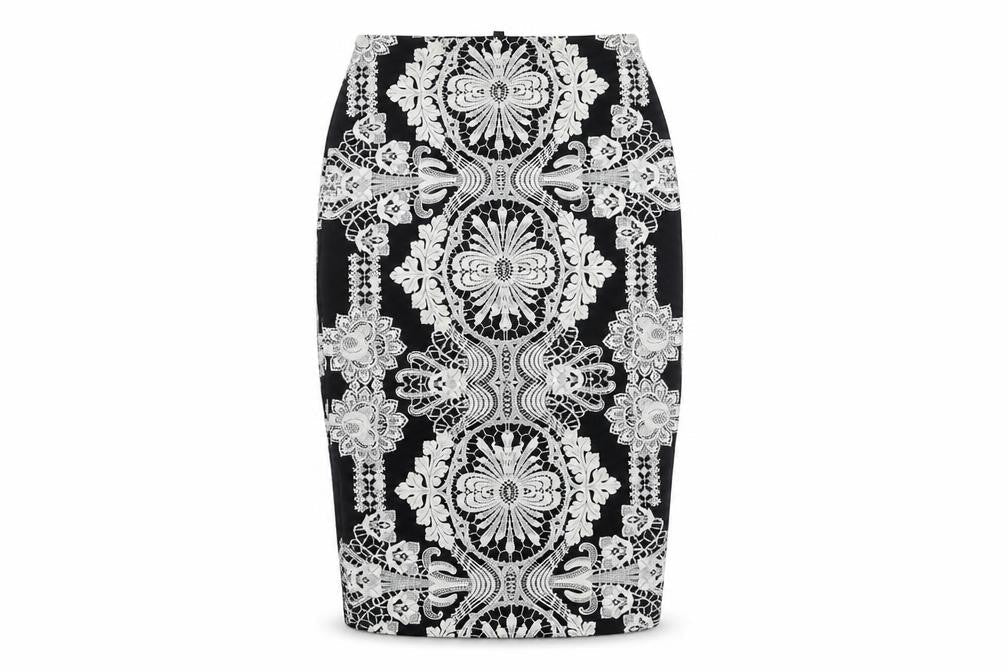River Island Womens Black   A-Line Skirt Size 8