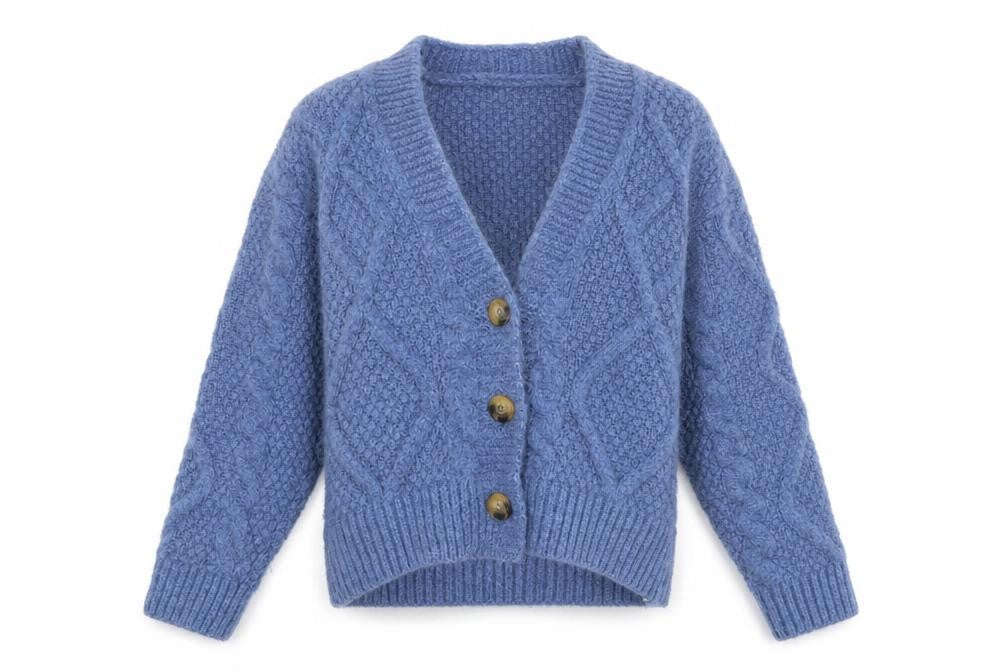 Primark Womens Blue   Jacket Coatigan Size 4