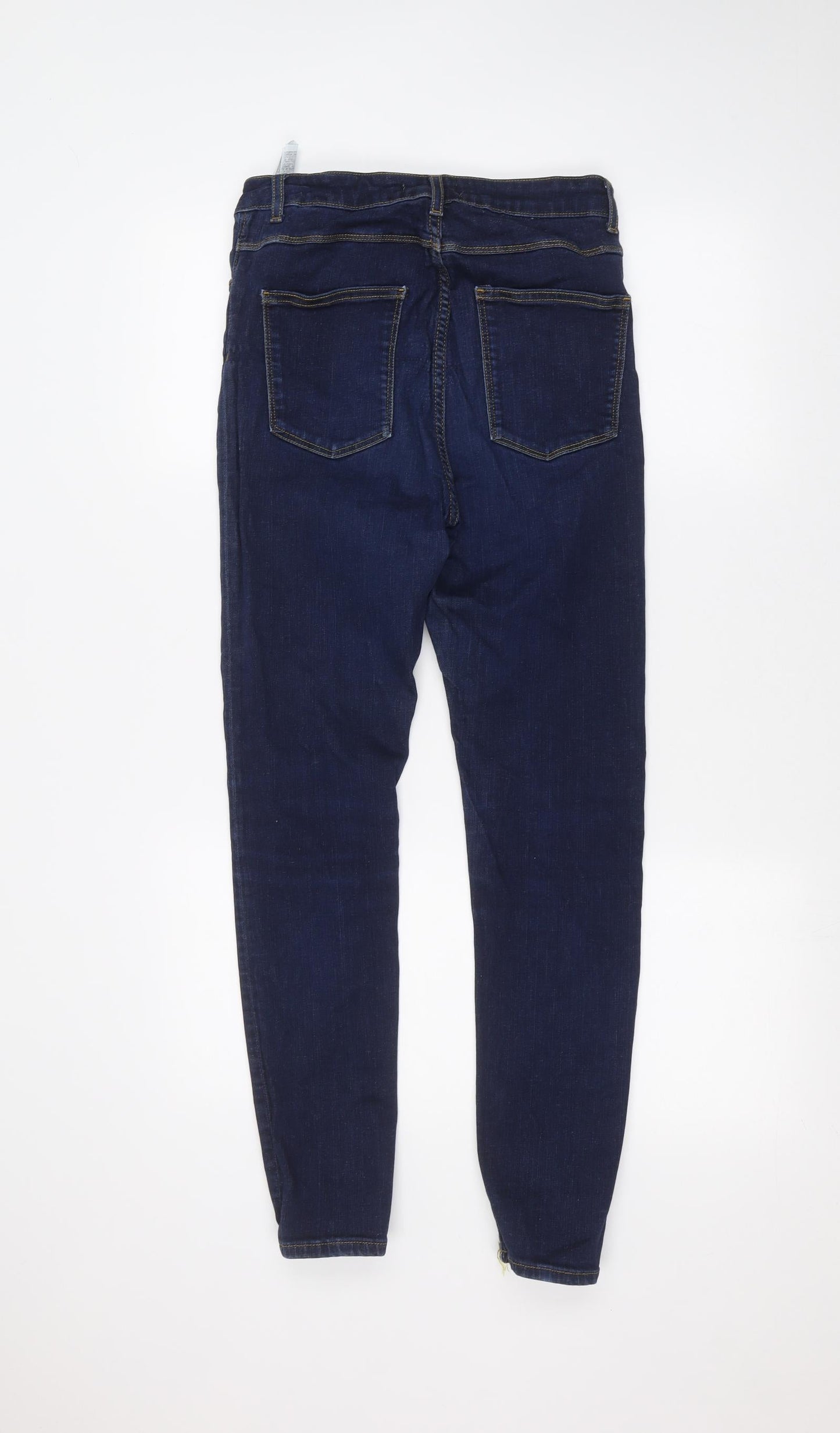 Zara Womens Blue  Denim Skinny Jeans Size 8 L26 in