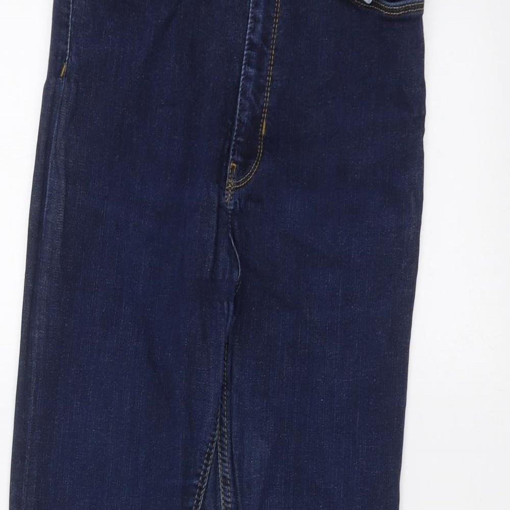 Zara Womens Blue  Denim Skinny Jeans Size 8 L26 in