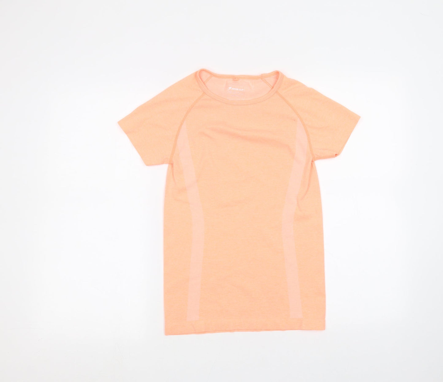 workout Womens Orange   Basic T-Shirt Size 6