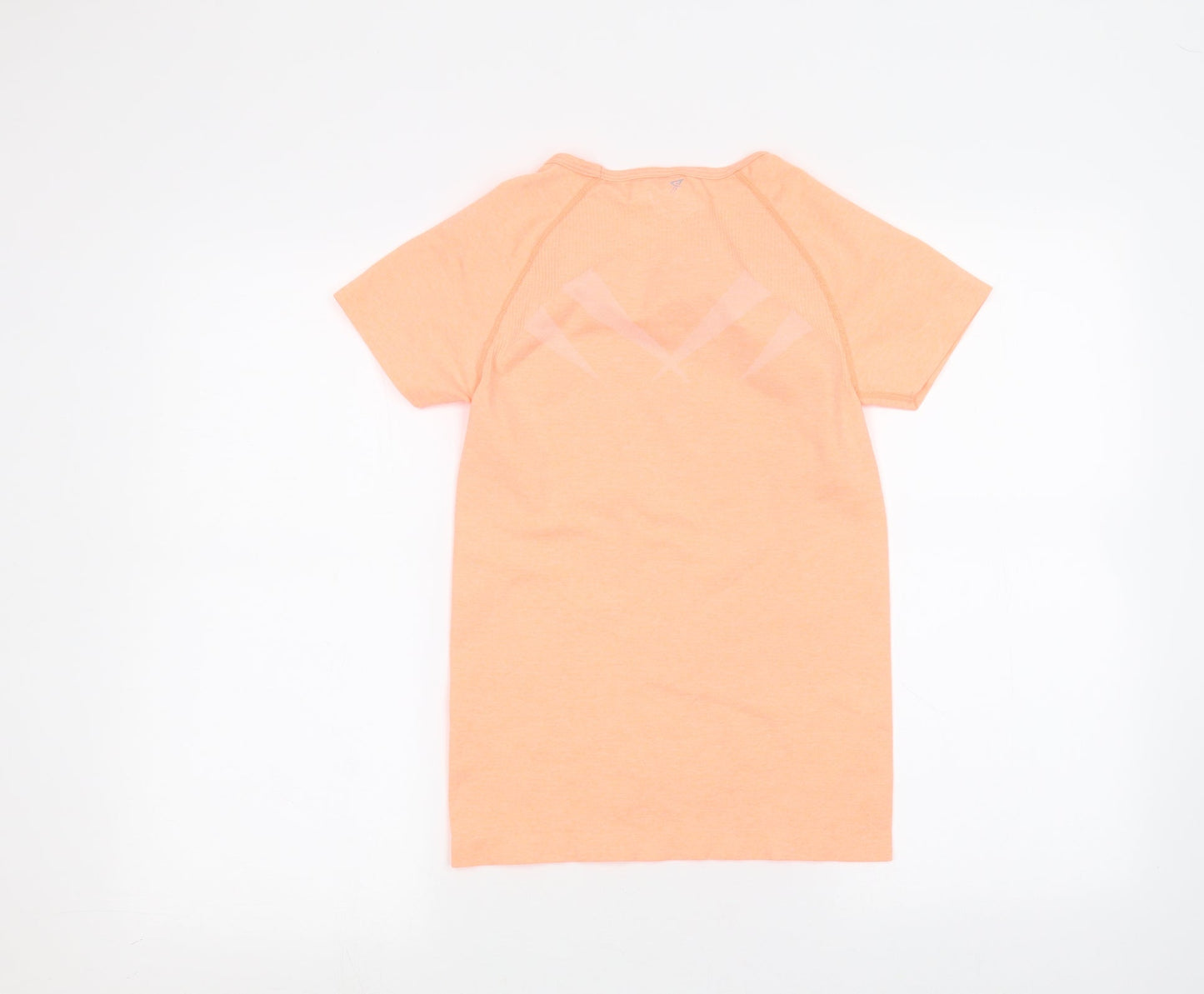 workout Womens Orange   Basic T-Shirt Size 6