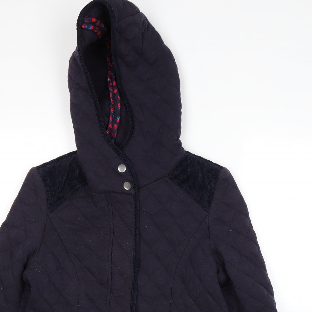 NEXT Womens Blue   Quilted Coatigan Size 12