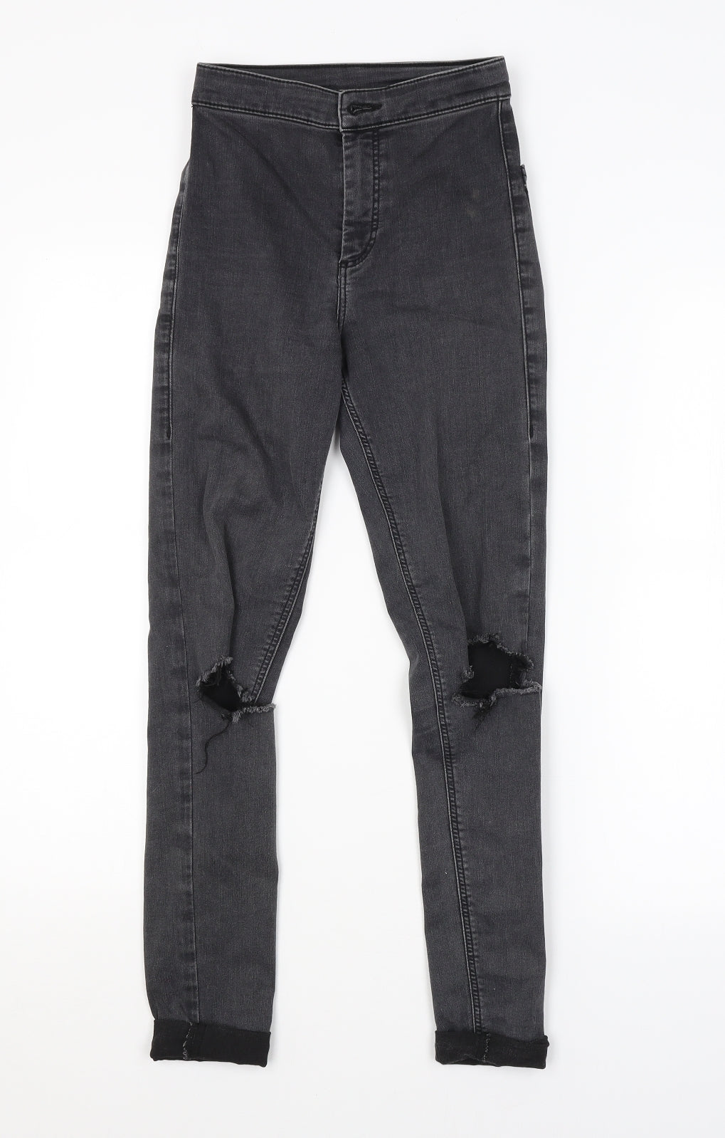 Topshop Womens Grey   Jegging Jeans Size 25 in L32 in