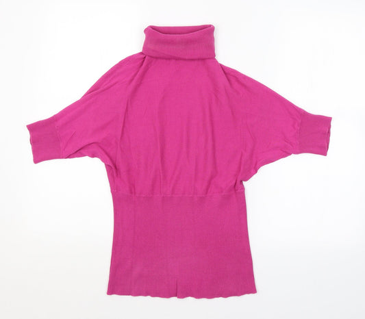 Blanco Tricot Womens Pink   Pullover Jumper Size S