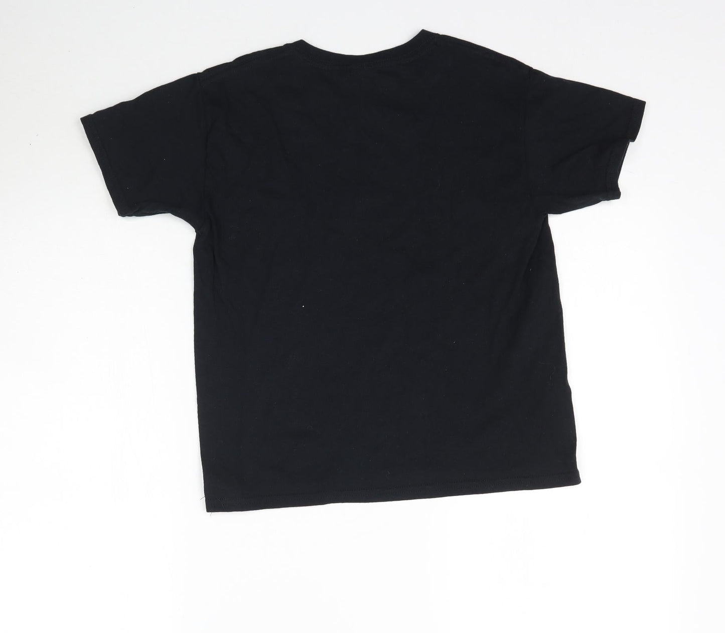 Gildan Boys Black   Basic T-Shirt Size S  - Temple Martial Arts