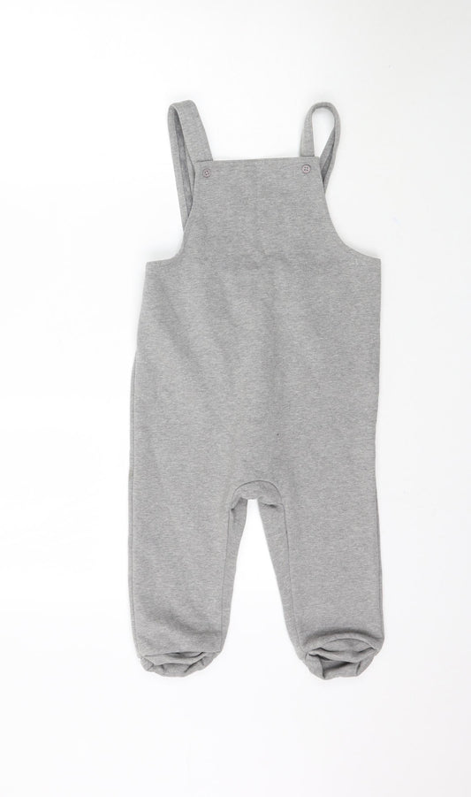 Preworn Girls Grey   Jumpsuit One-Piece Size 4-5 Years