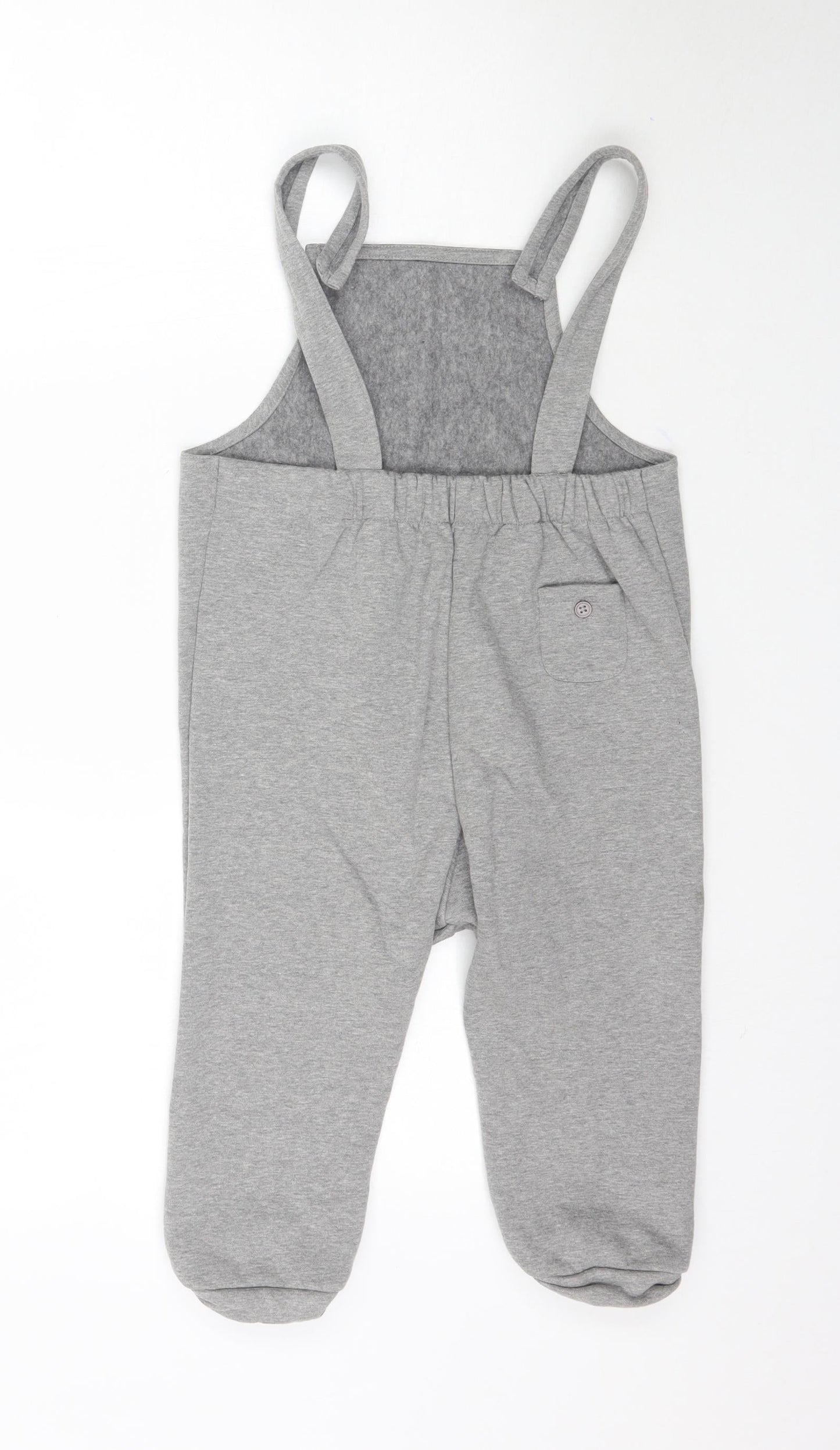 Preworn Girls Grey   Jumpsuit One-Piece Size 4-5 Years