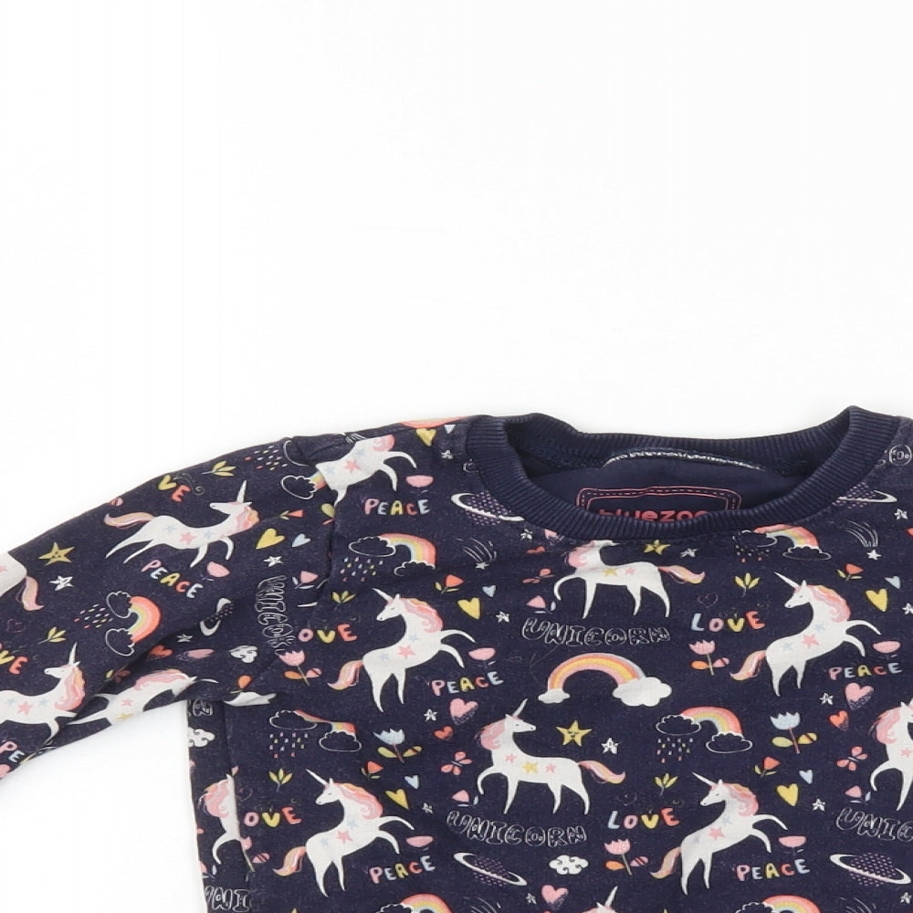 Blue Zoo Boys Blue   Pullover Sweatshirt Size 3-4 Years