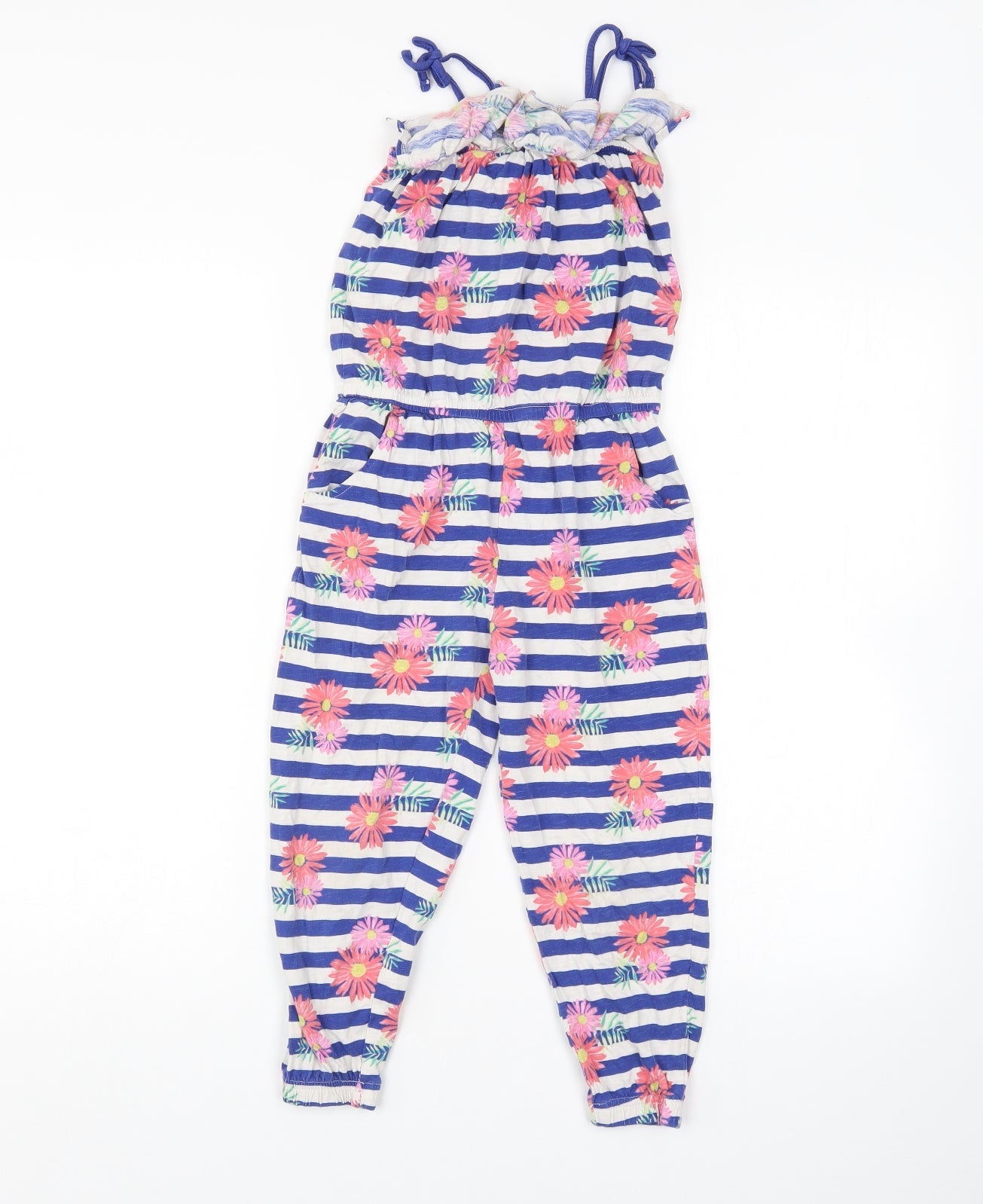 I Love Girls Wear Girls Multicoloured Floral  Jumpsuit One-Piece Size 6 Years