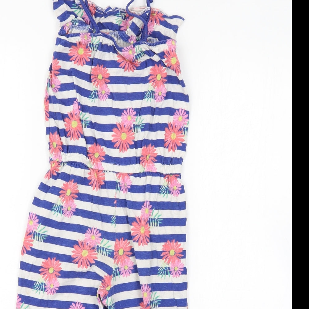 I Love Girls Wear Girls Multicoloured Floral  Jumpsuit One-Piece Size 6 Years