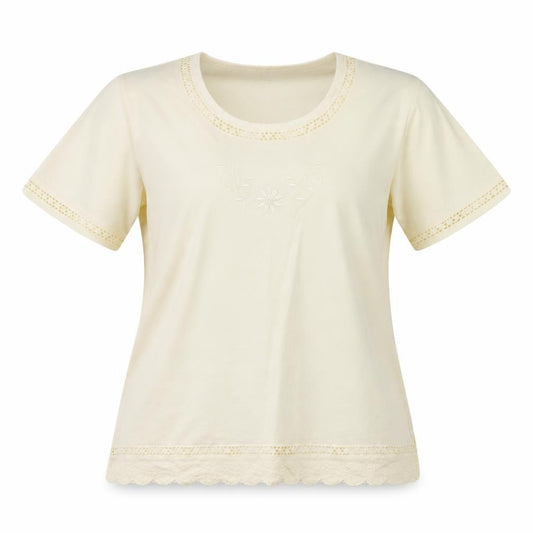 Preworn Womens Ivory   Basic Blouse Size M