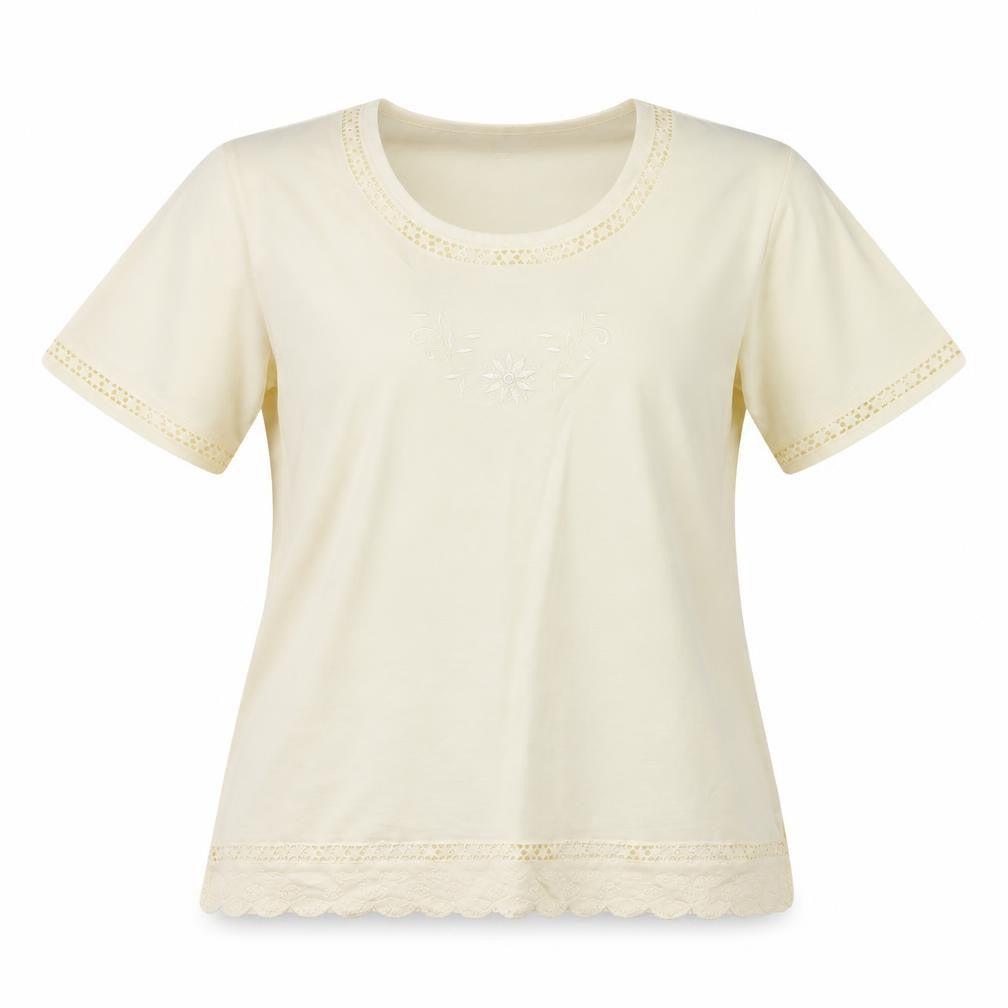 Preworn Womens Ivory   Basic Blouse Size M