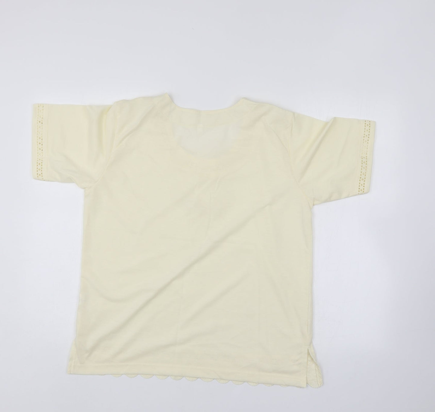 Preworn Womens Ivory   Basic Blouse Size M