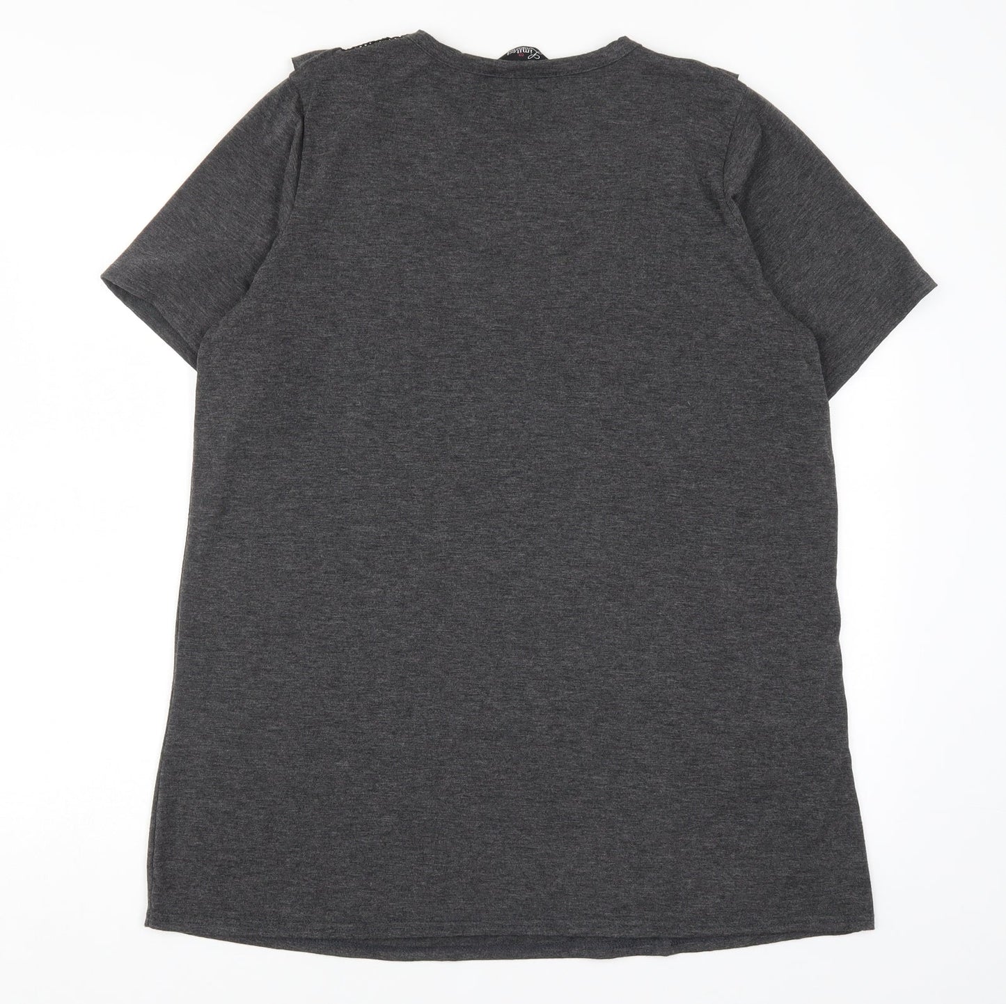 Yours Womens Grey   Basic T-Shirt Size 16