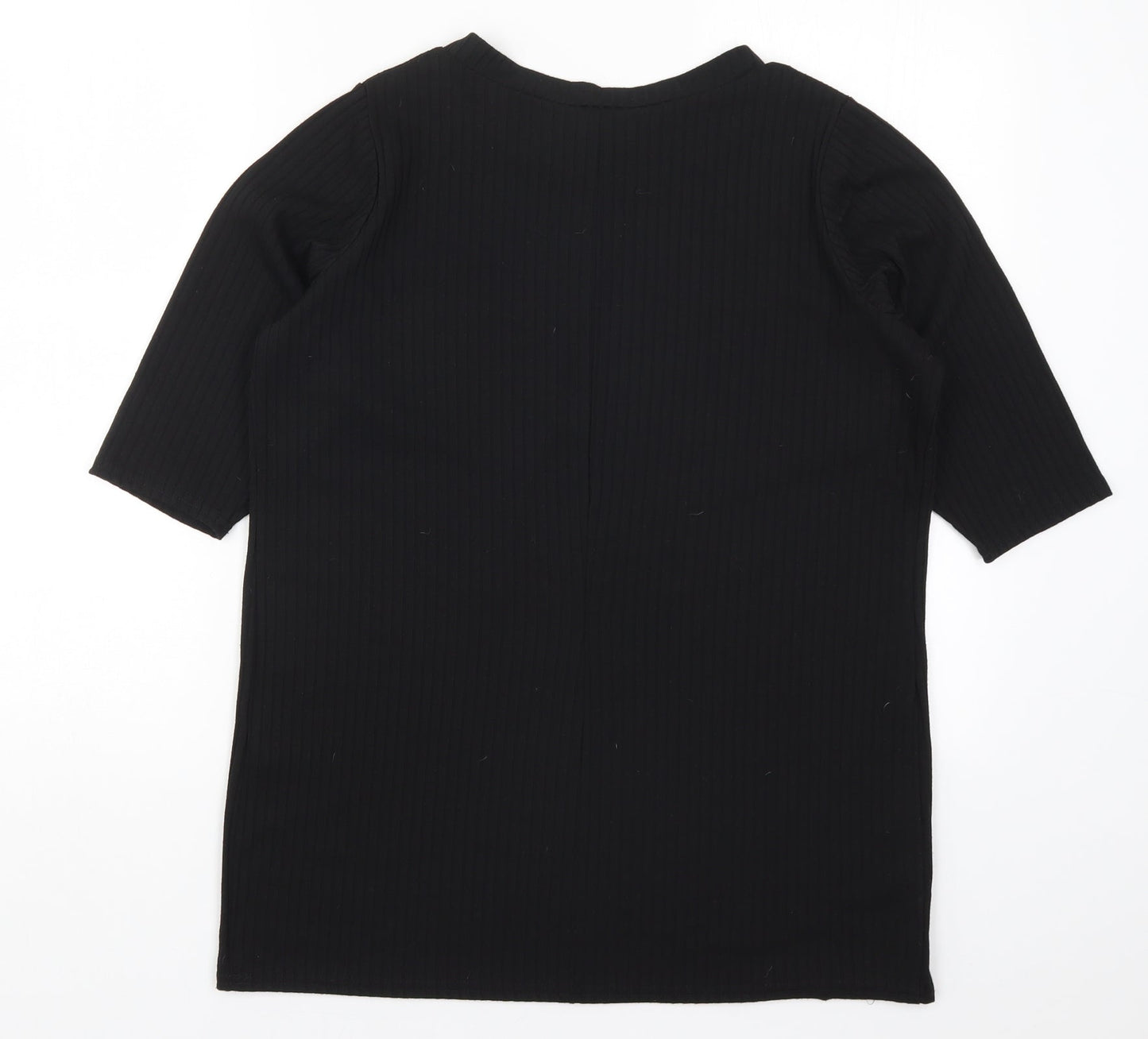 Yours Womens Black   Basic T-Shirt Size 16