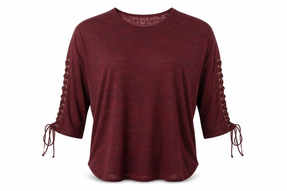 Vouley Vous Womens Red   Basic T-Shirt Size M