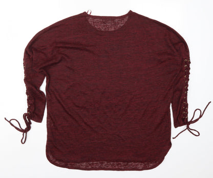 Vouley Vous Womens Red   Basic T-Shirt Size M