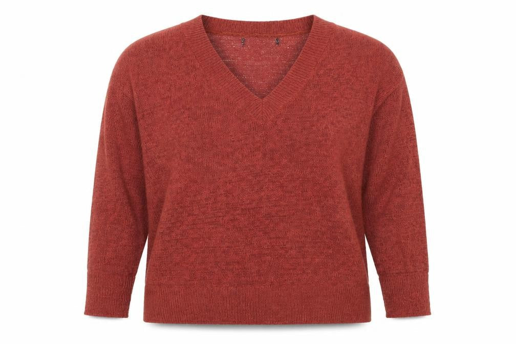 Primark Womens Red  Knit Pullover Jumper Size 10