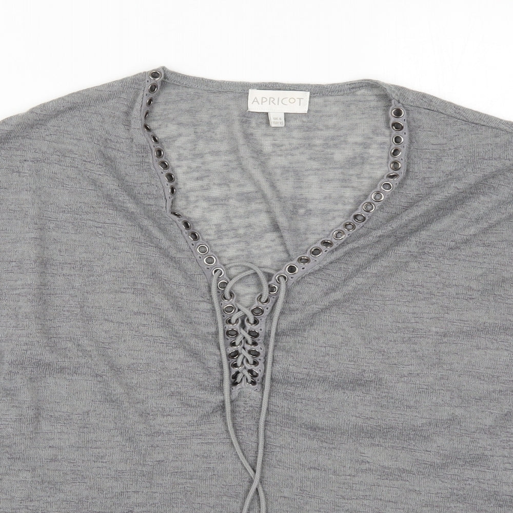 Apricot Womens Grey   Basic T-Shirt Size 8