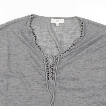 Apricot Womens Grey   Basic T-Shirt Size 8