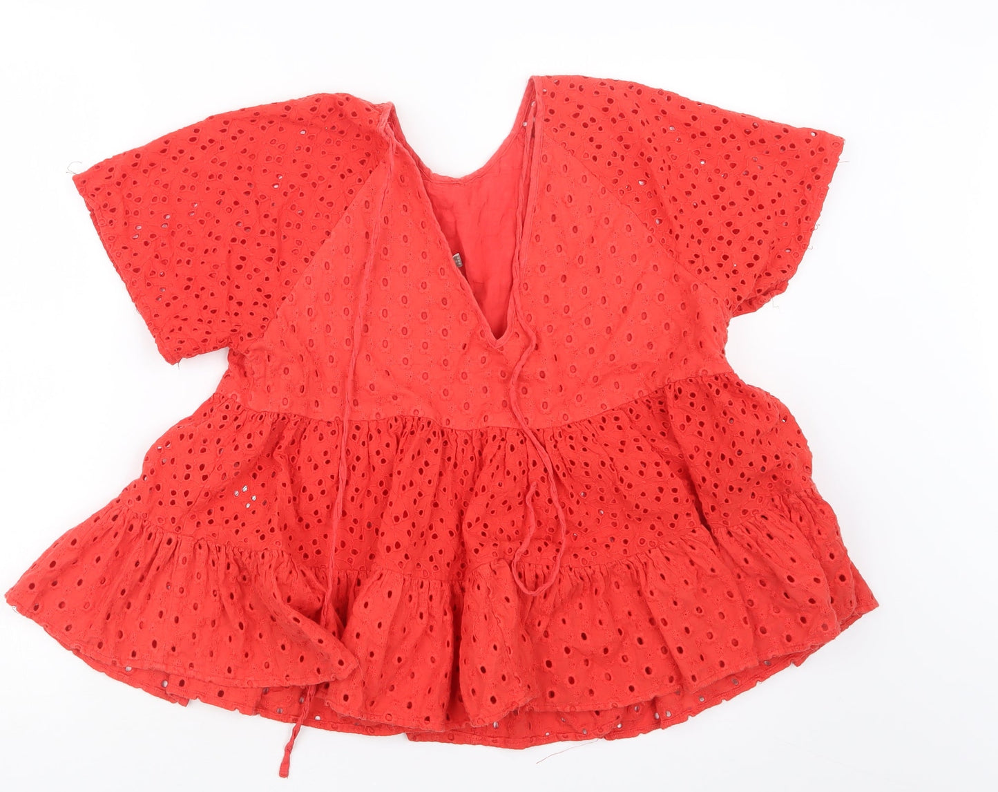 ASOS Womens Red   Basic Blouse Size 8