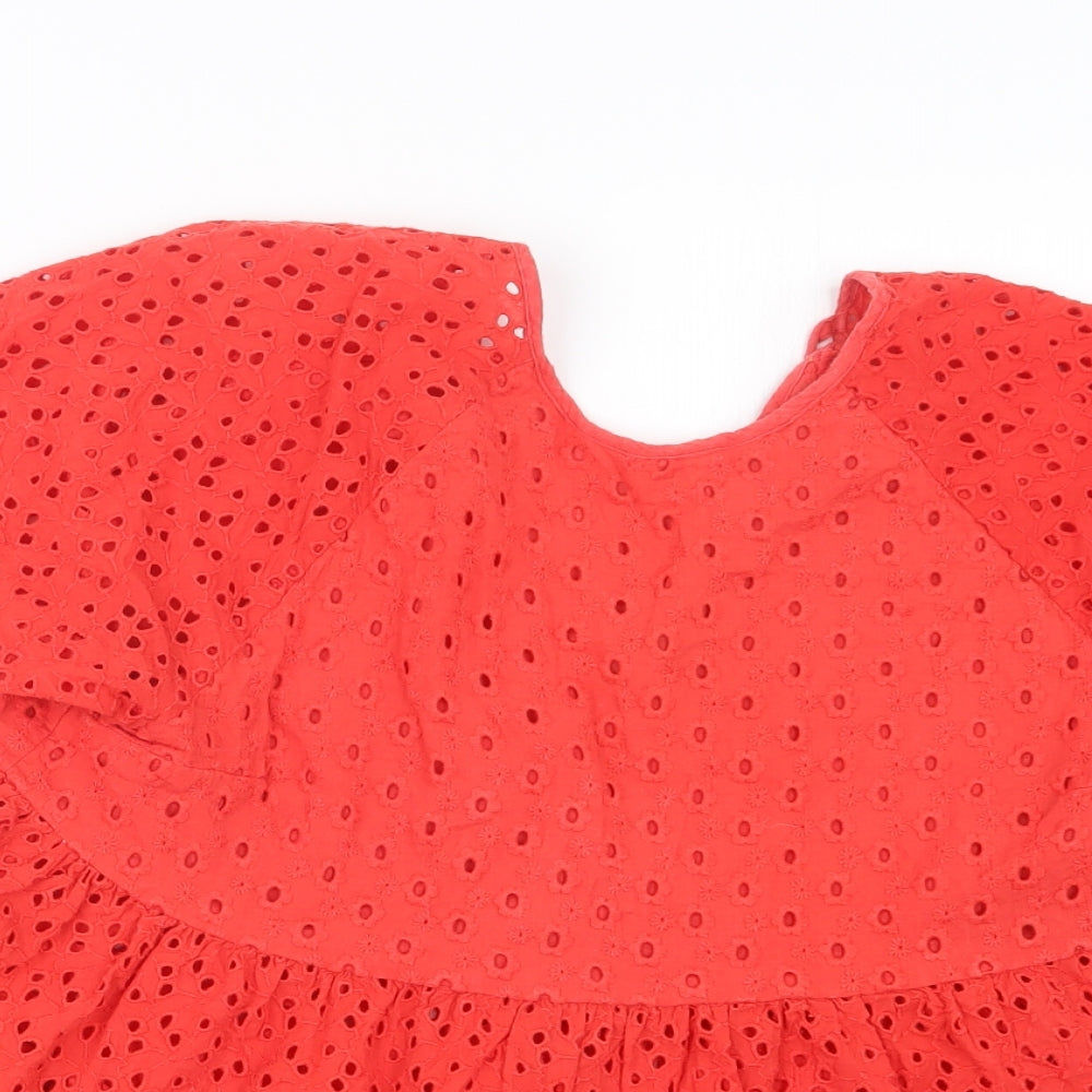 ASOS Womens Red   Basic Blouse Size 8