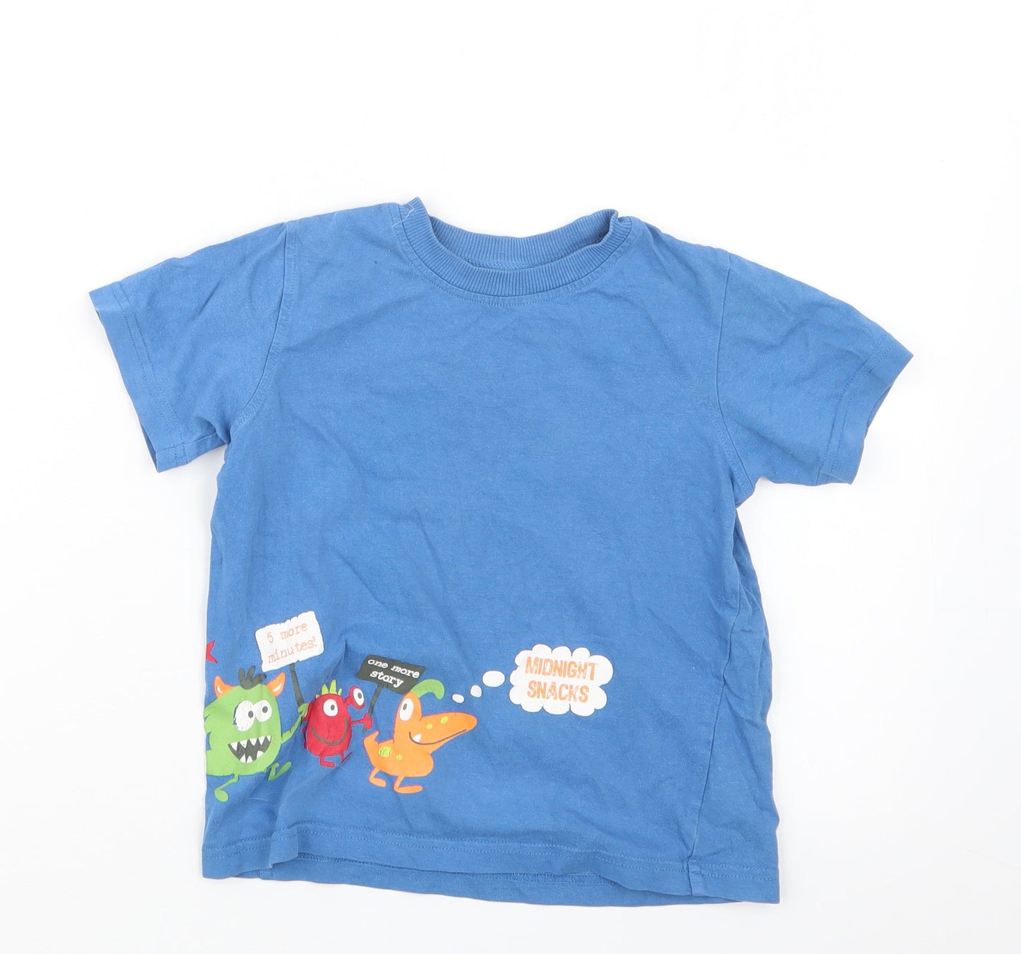 NEXT Boys Blue Geometric   Pyjama Top Size 3-4 Years