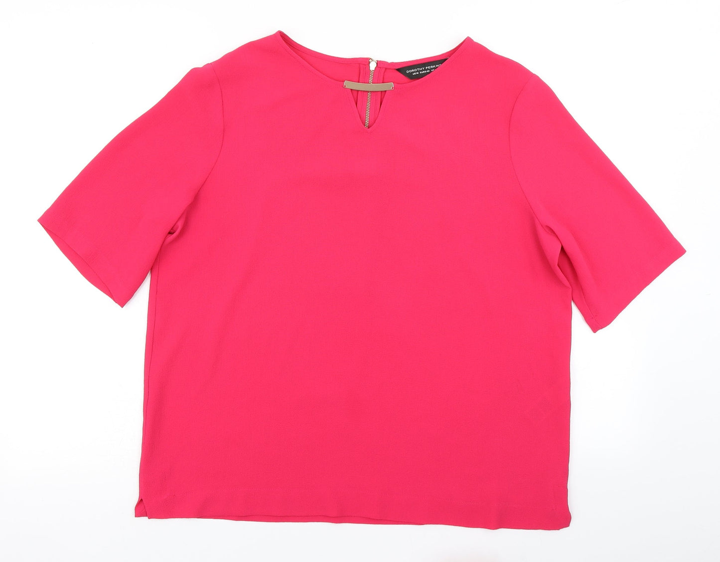 Sorothy Perkins Womens Pink   Basic Blouse Size 14