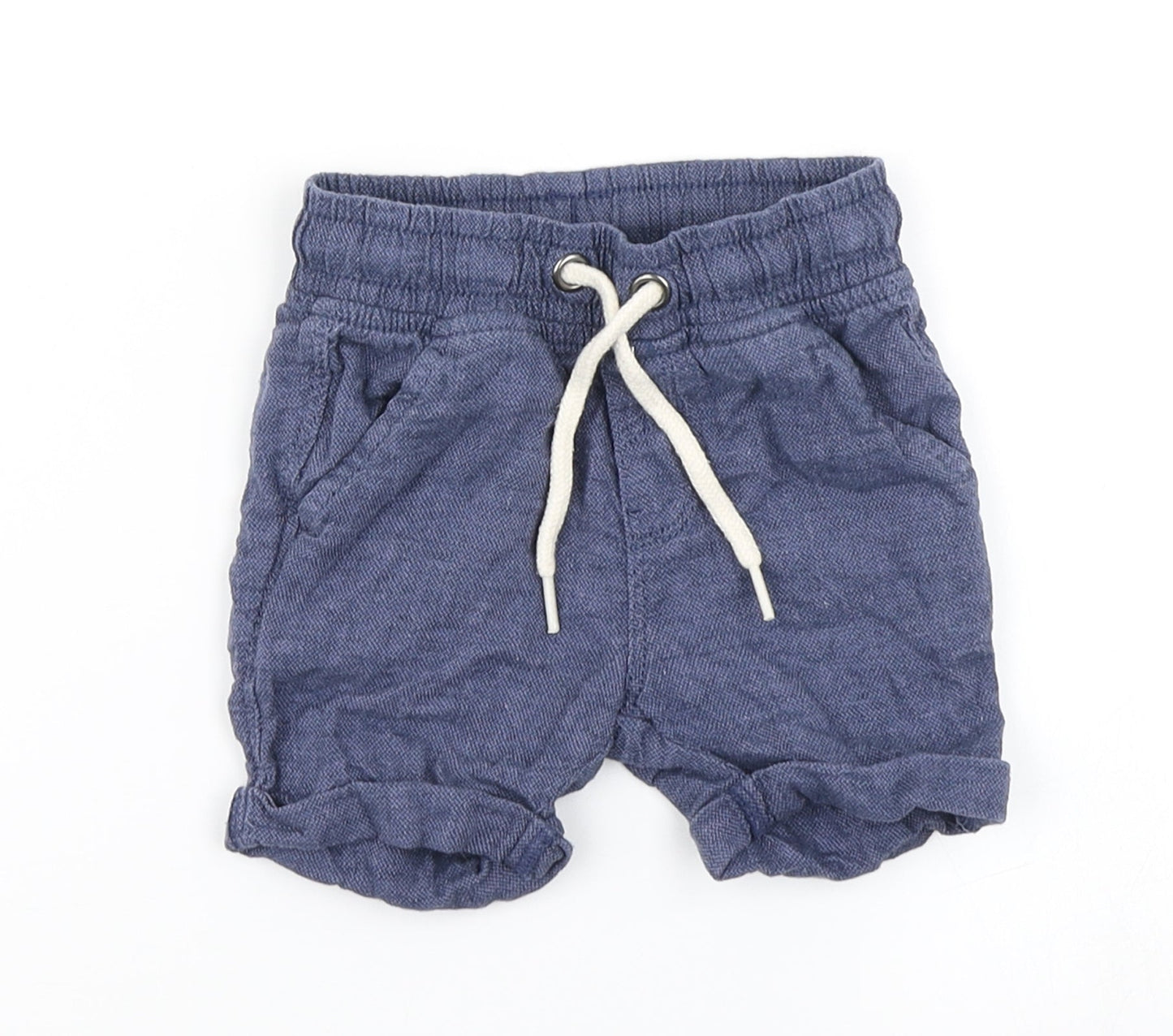 TU Boys Blue   Cropped Trousers Size 9-12 Months