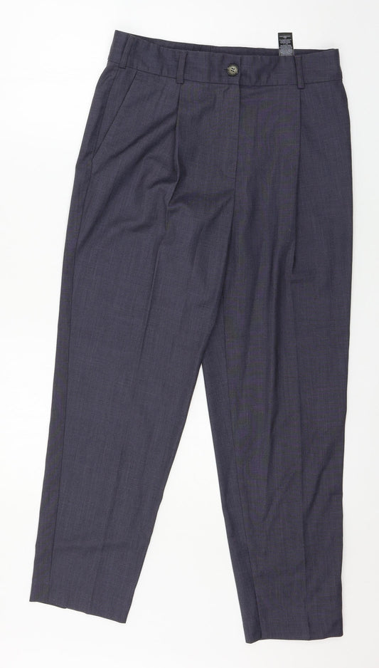 Marks and Spencer Womens Blue   Trousers  Size 10 L27 in