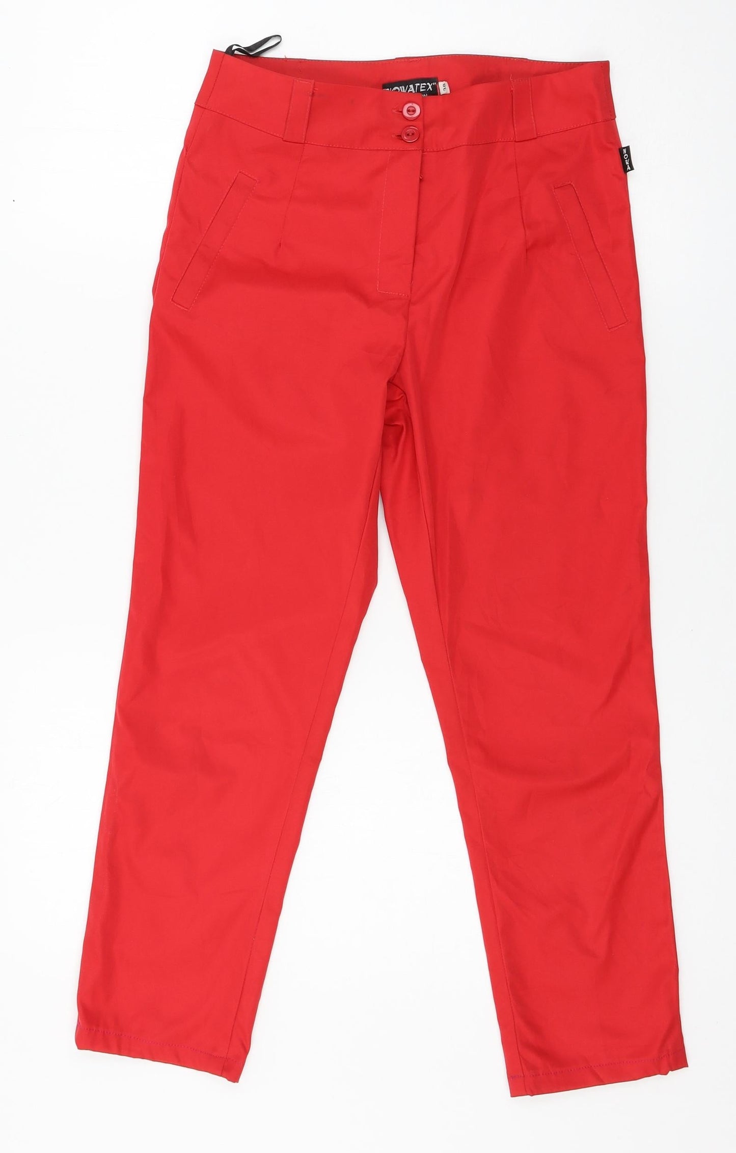 NOWATEX Womens Red   Trousers  Size 10 L24 in